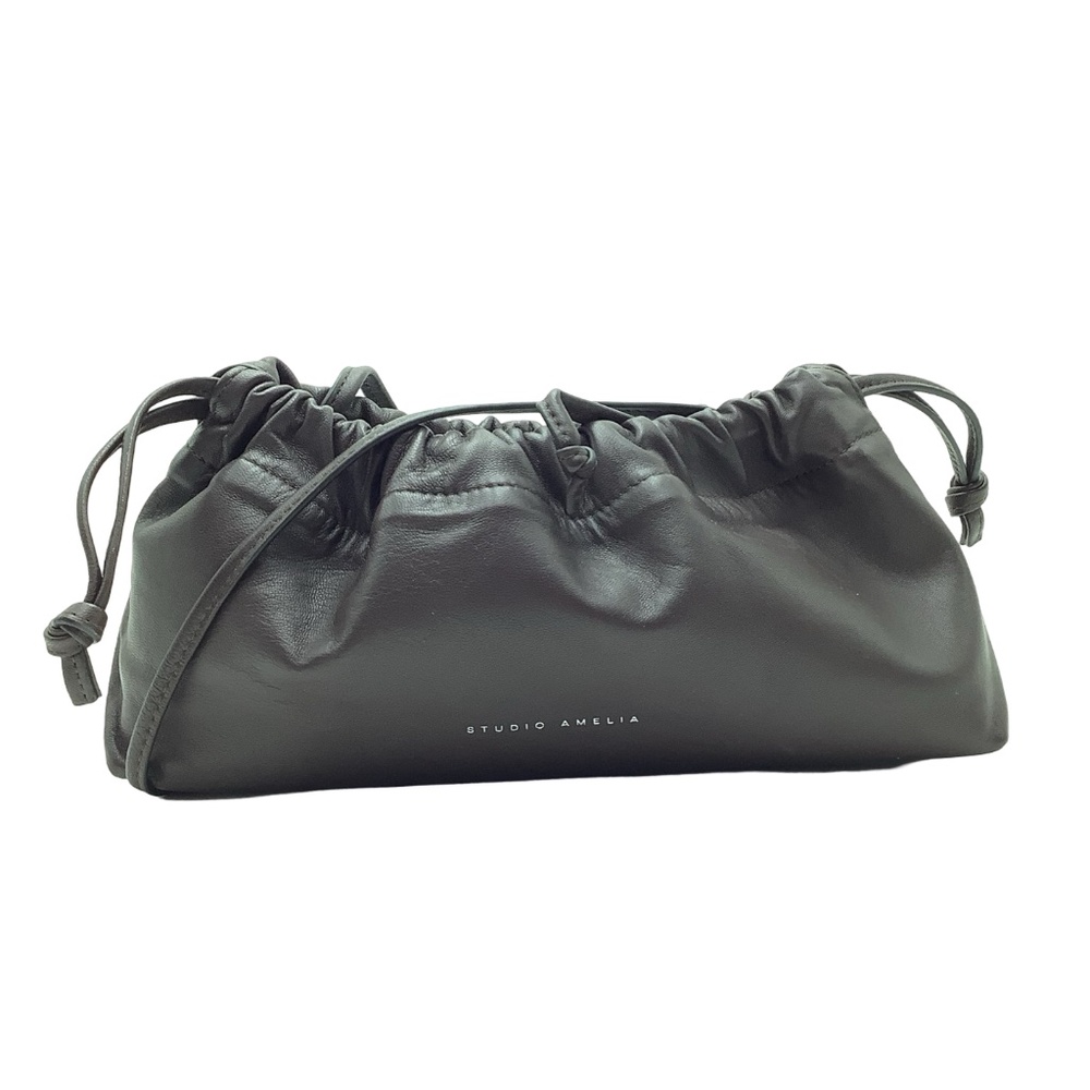 Studio Amelia Calf Leather Mini Drawstring Bag
